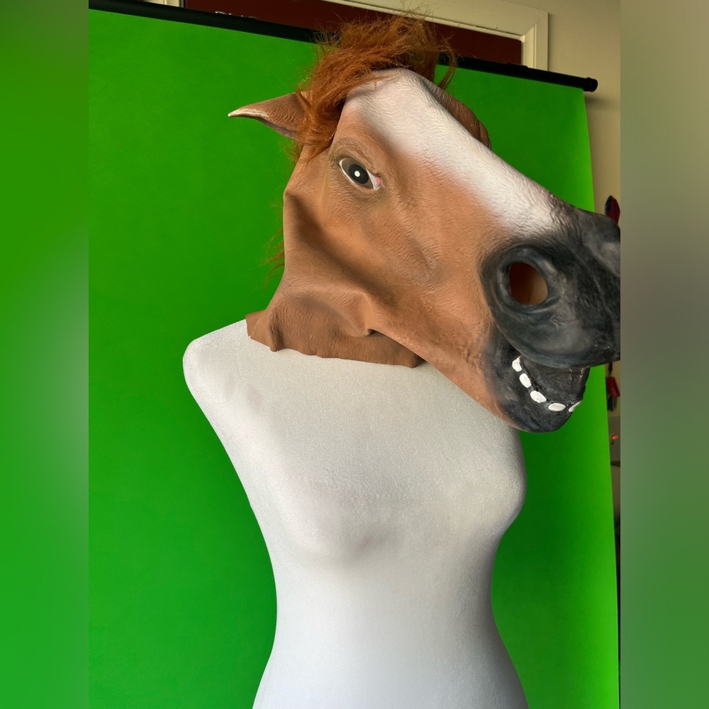 Halloween horse adult mask